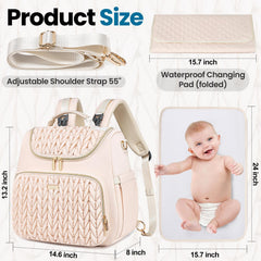 Tealari changing pad included for comfortable diaper changes on the go