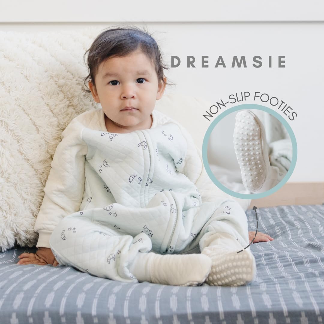 Tealbee Dreamsie care label shows machine wash cold and tumble dry low.