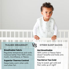 Tealbee Dreamsuit bamboo rayon fabric closeup emphasizes soft, breathable texture.