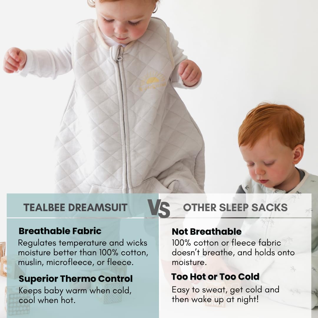 Tealbee Dreamsuit bamboo rayon blend fabric — soft, breathable comfort.