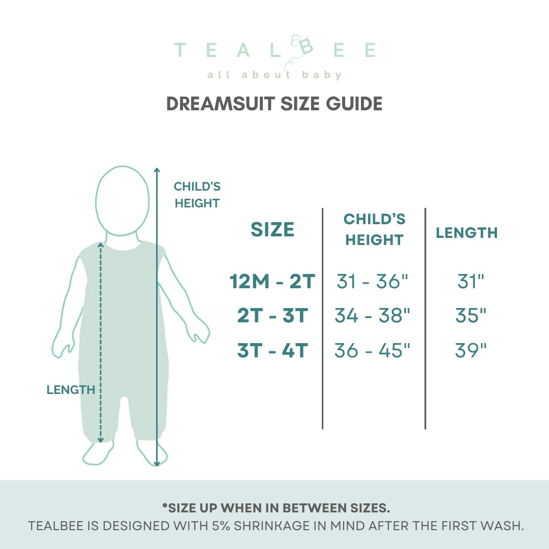 Tealbee Dreamsuit is machine washable for everyday practicality and longevity
