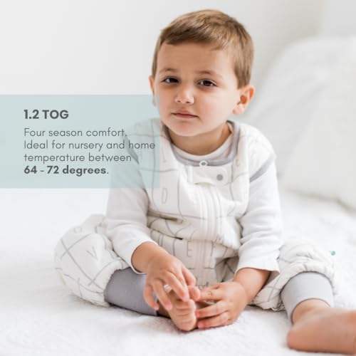 Tealbee Dreamsuit open-feet design shows crib safety to prevent tangling