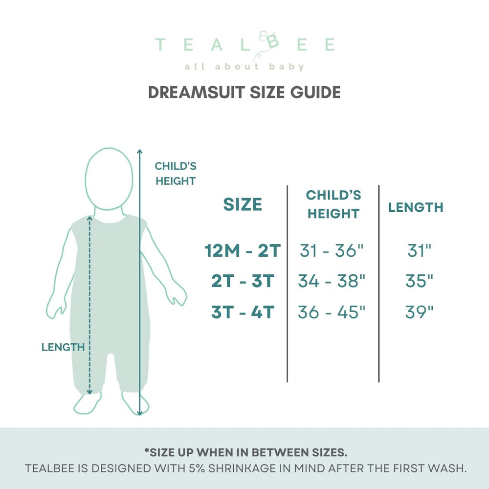Tealbee Dreamsuit sunshine color option — cheerful bedtime routine.