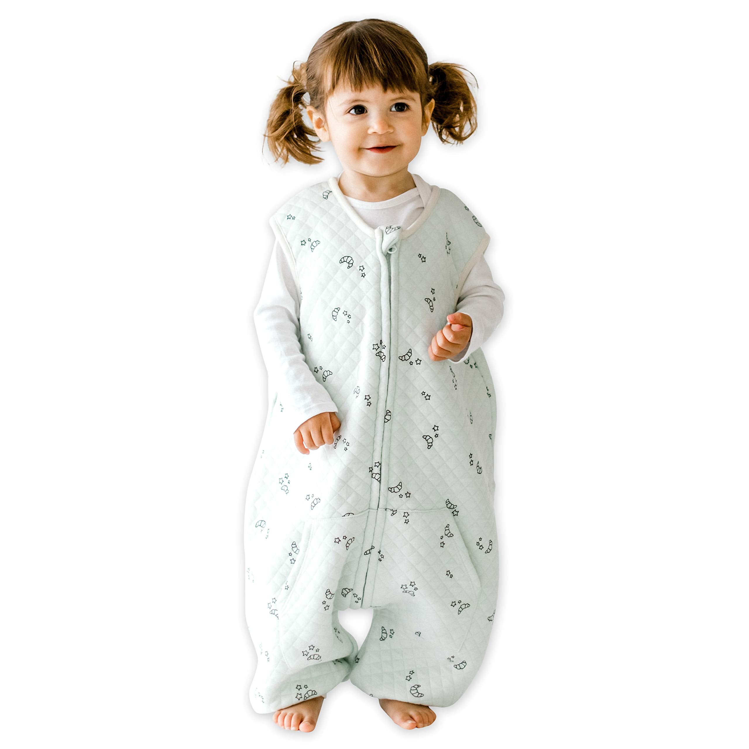 Tealbee Dreamsuit front view shows breathable bamboo blend for comfort.
