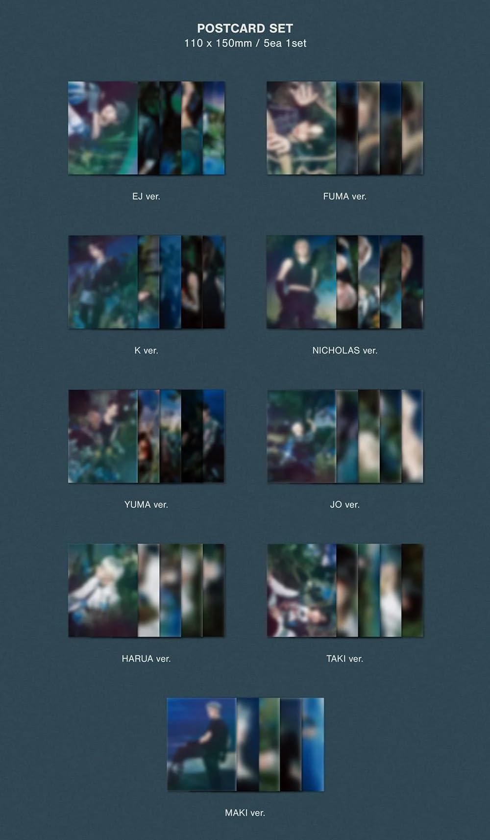 TEAM Back to Life ROAR postcard set, a stylish keepsake for fans.