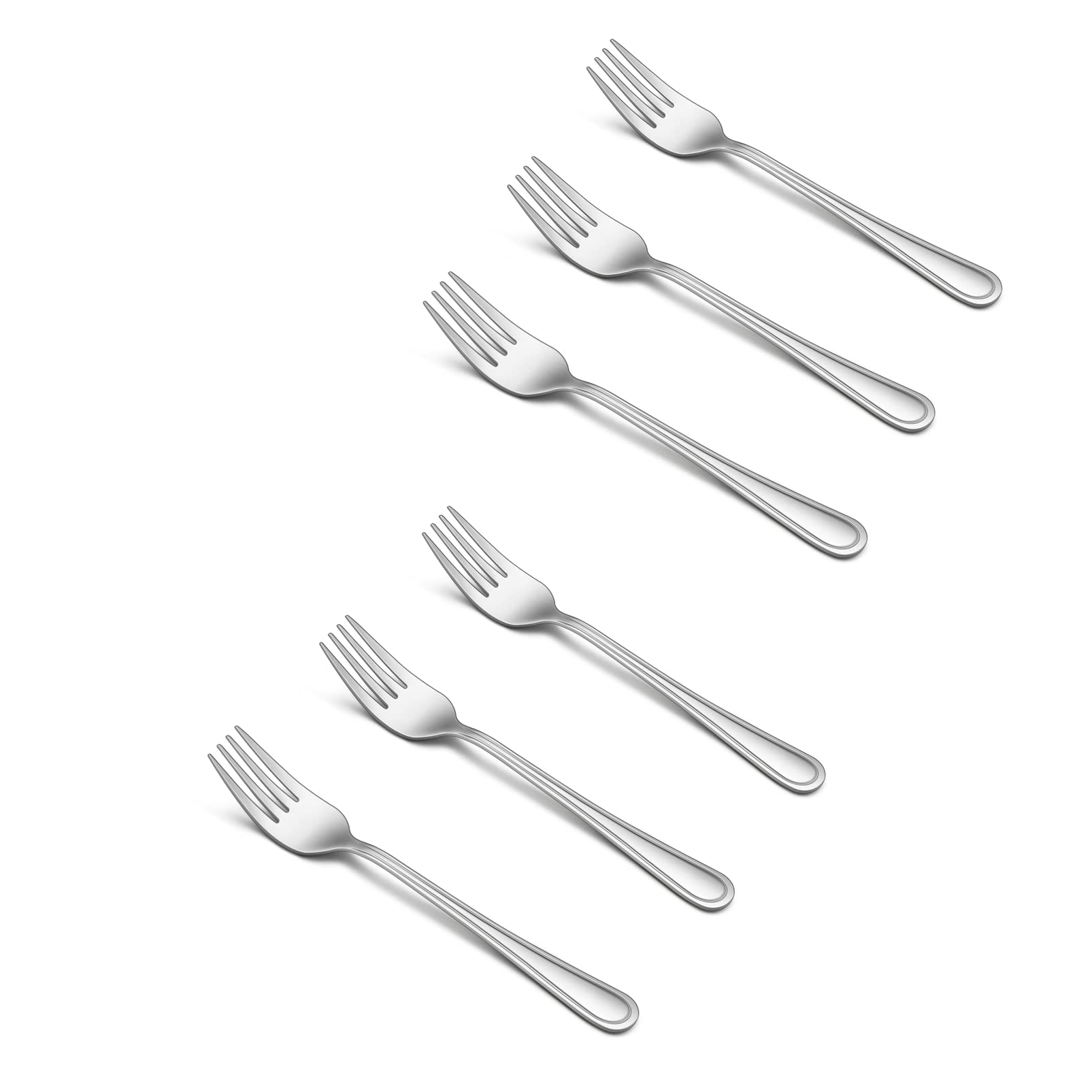 TeamFar toddler forks 6-pcs pack – compact for self-feeding.