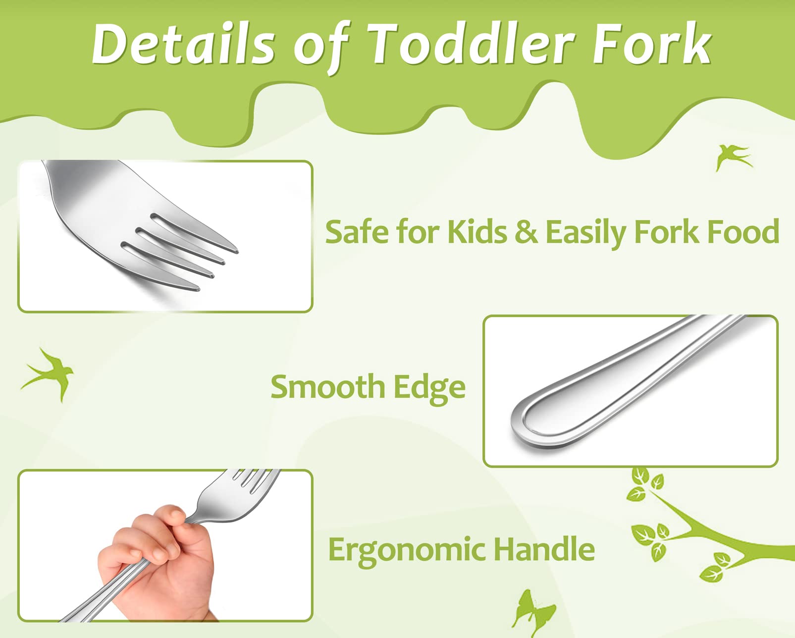 TeamFar smooth-edge design – protects mouths during self-feeding.