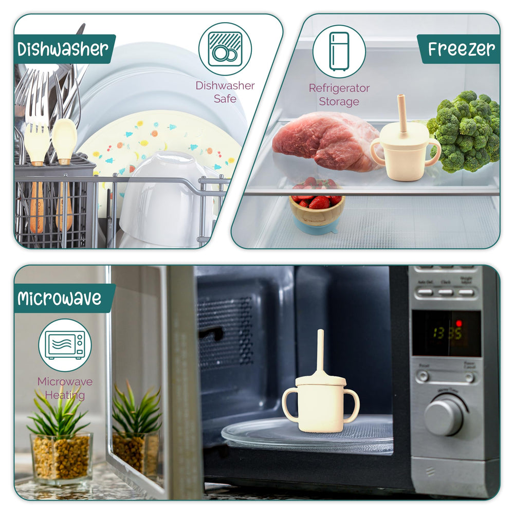 Teamko placemat keeps mealtime tidy and surfaces protected.