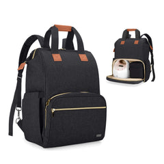 Teamoy breast pump bag front view with wide zipper for easy packing