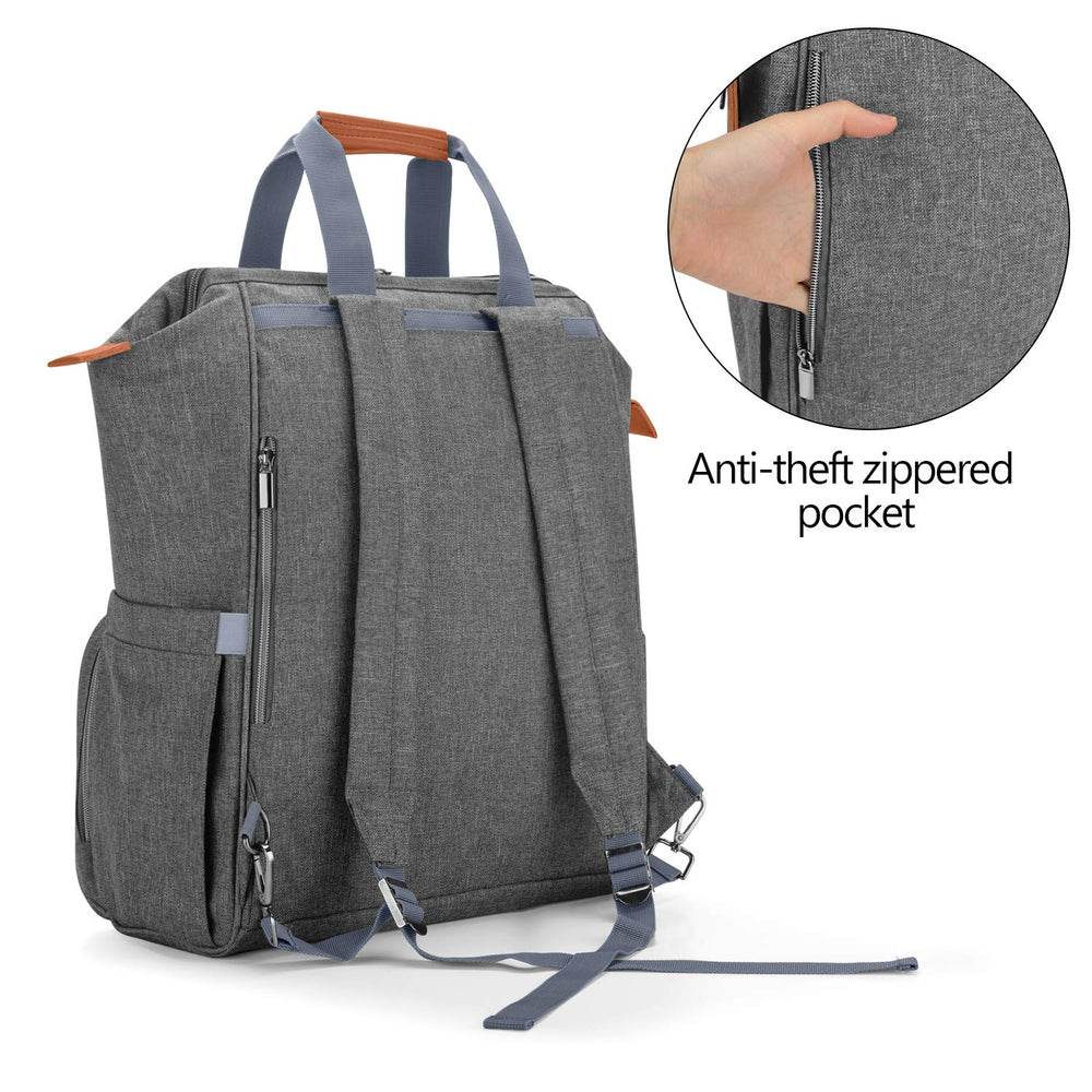 Teamoy breast pump bag top-zip opening provides easy access to contents.