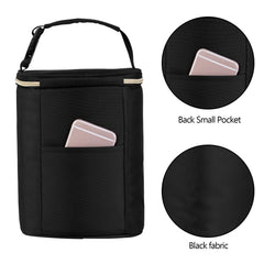 Teamoy breastmilk cooler bag front pocket for small essentials during outings.