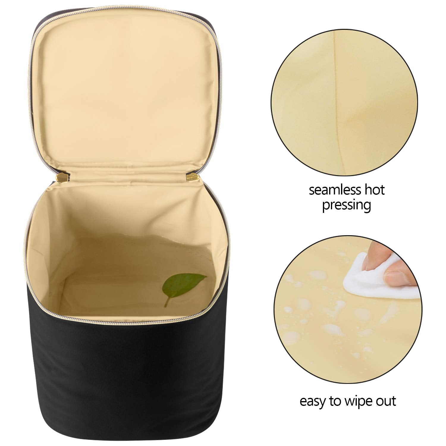 Teamoy breastmilk cooler bag top handle closeup highlights easy portability.