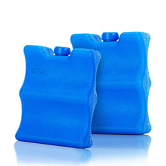 Teamoy breastmilk ice pack with bottle inside keeps bottles upright during transport.