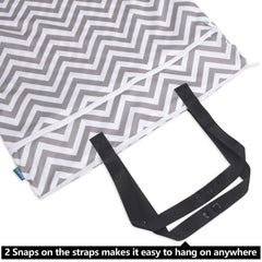 Teamoy double-compartments wet dry bag keeps wet and dry items separate for tidy packing.