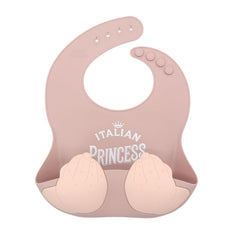 Teasin' Teethers Italian hand-gesture design adds playful flair during feeding.