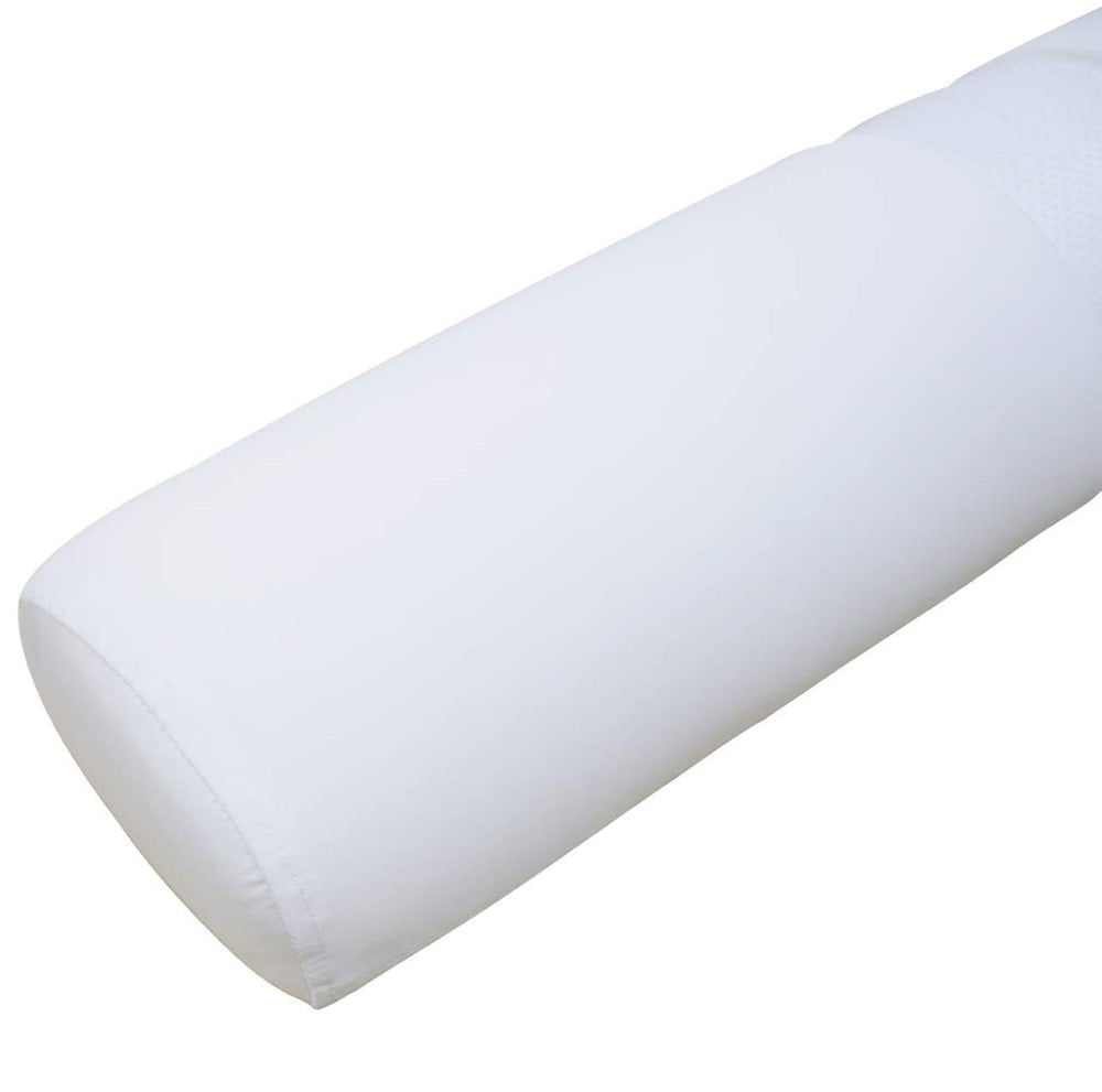 Tebery bumper in-use on bed with child, showing safe, contained sleeping area.