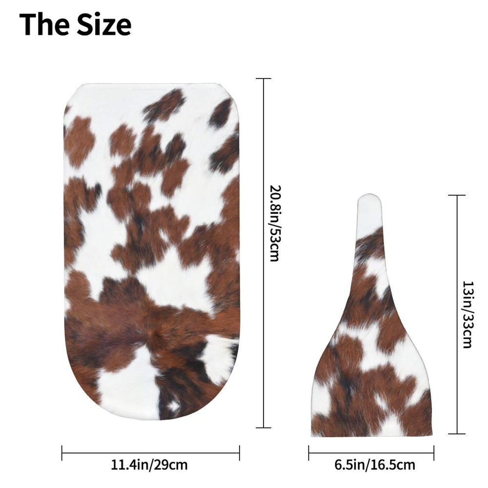 Tebjh gift-ready packaging for the cow print swaddle set