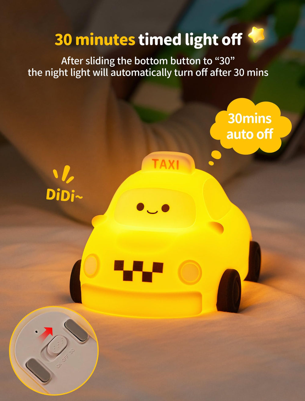 TechCharm 1200mAh rechargeable battery powers up to six hours at max brightness.
