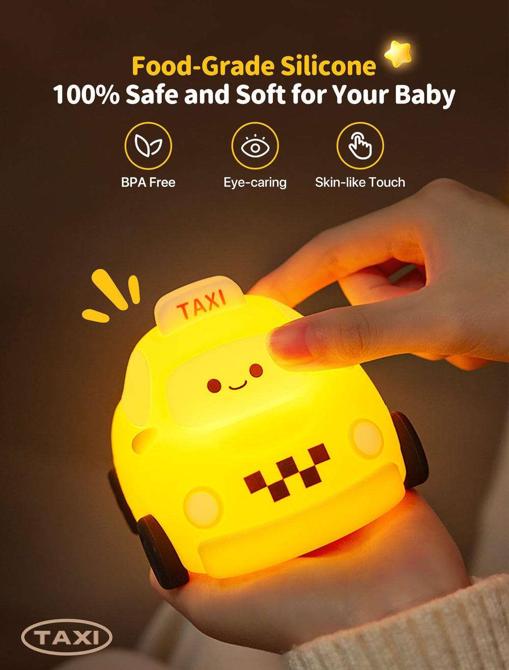 TechCharm silicone shell is soft, safe, and crush-resistant for curious little hands.