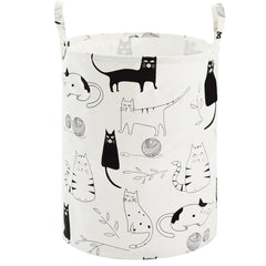 TECHMILLY 63L baby laundry basket showing spacious storage for diapers and clothes.