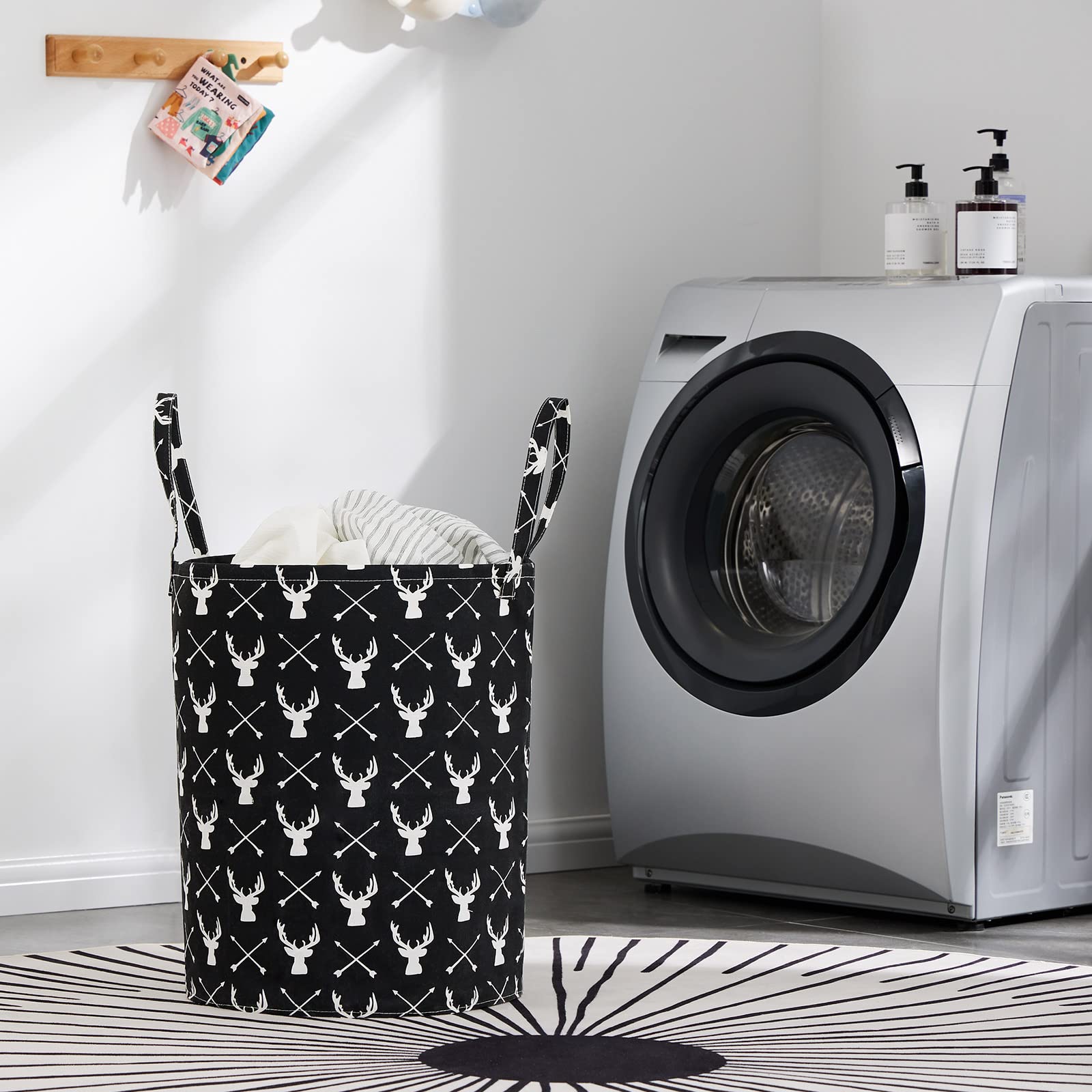 Techmilly collapsible laundry hamper under-bed storage for clutter-free floors.