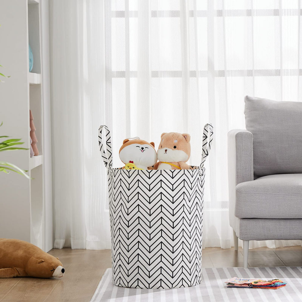 TECHMILLY kid-friendly decor storage basket complements bedrooms while staying organized.