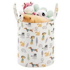 TECHMILLY large storage basket fabric closeup shows durable linen-cotton texture for everyday nursery storage