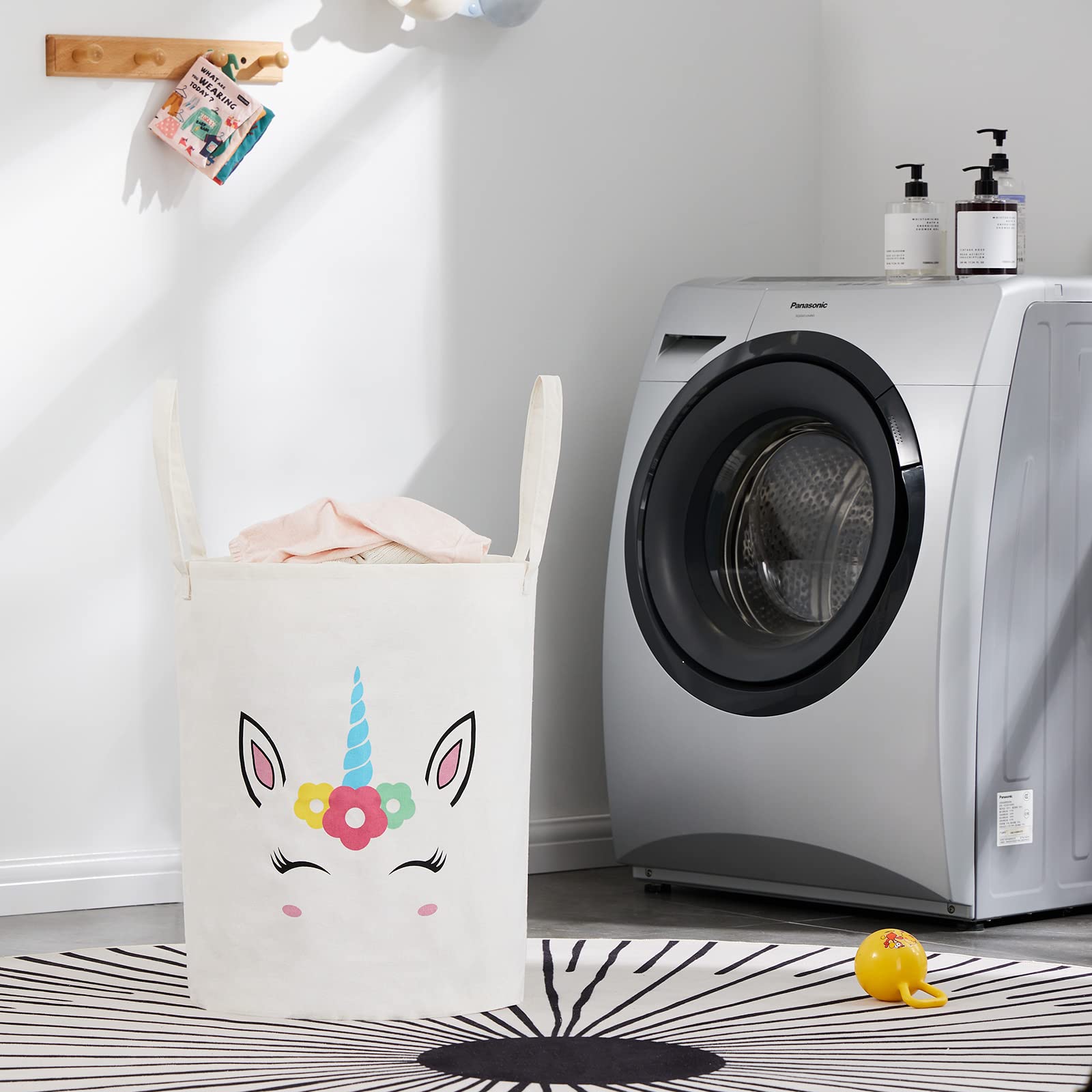TECHMILLY’s floral designs add playful decor while keeping toys organized.