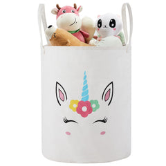 TECHMILLY large storage basket with generous capacity for laundry and toys.