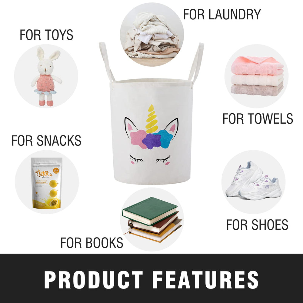 TECHMILLY large storage basket cotton-linen-fabric image showcases lightweight sturdy build.