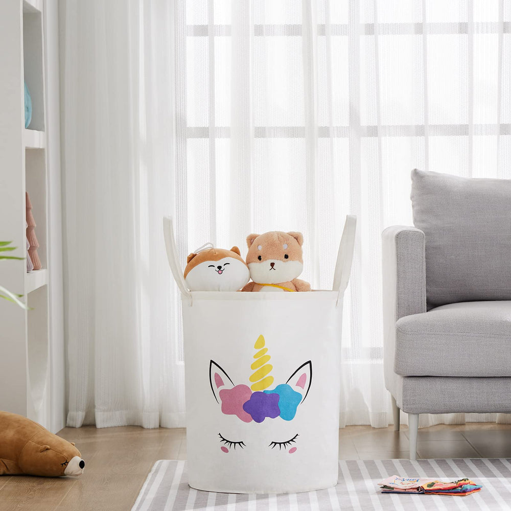 TECHMILLY large storage basket waterproof-inner image highlights durable easy-clean interior.