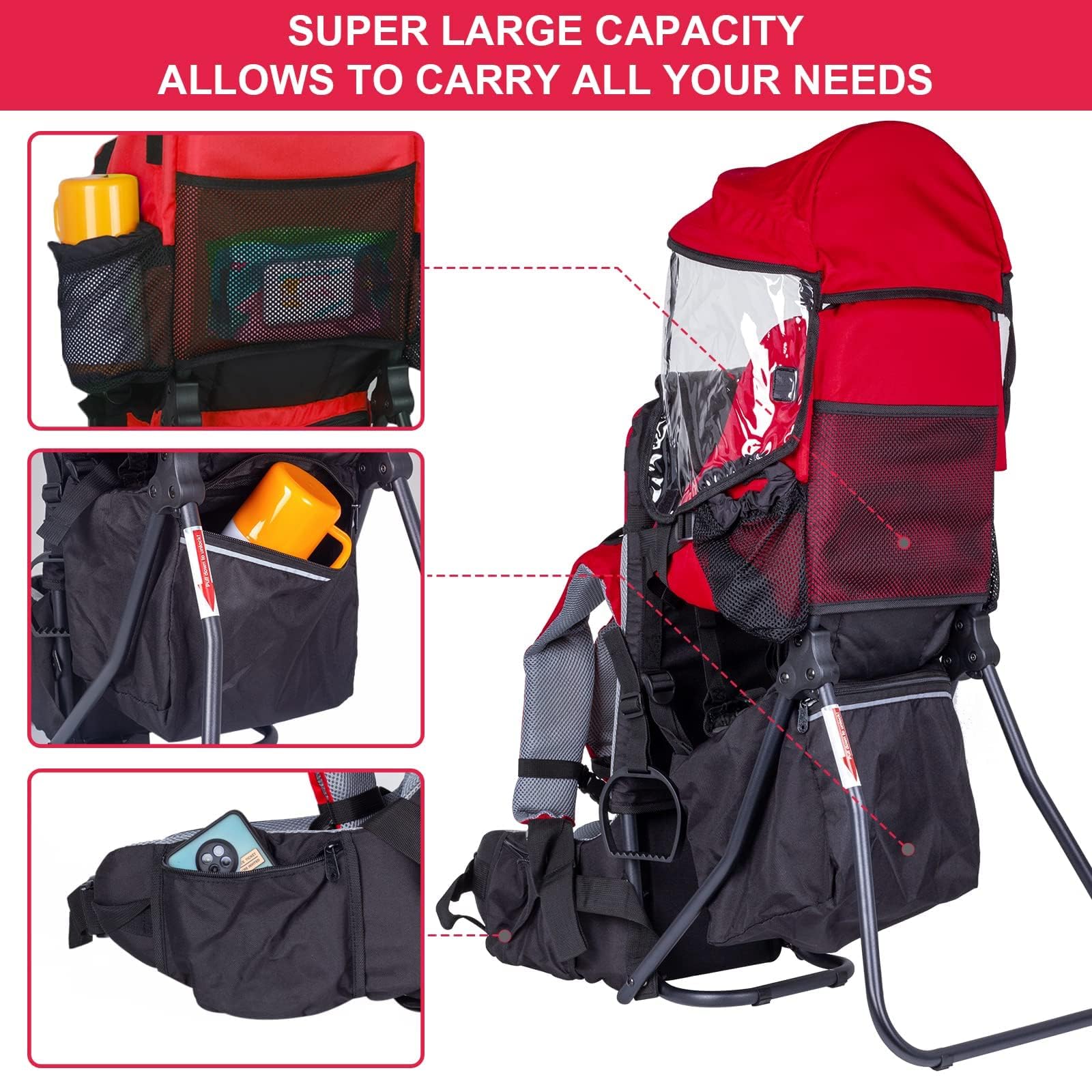 TeckCool_Store rain cover ready image illustrating all-weather protection for children