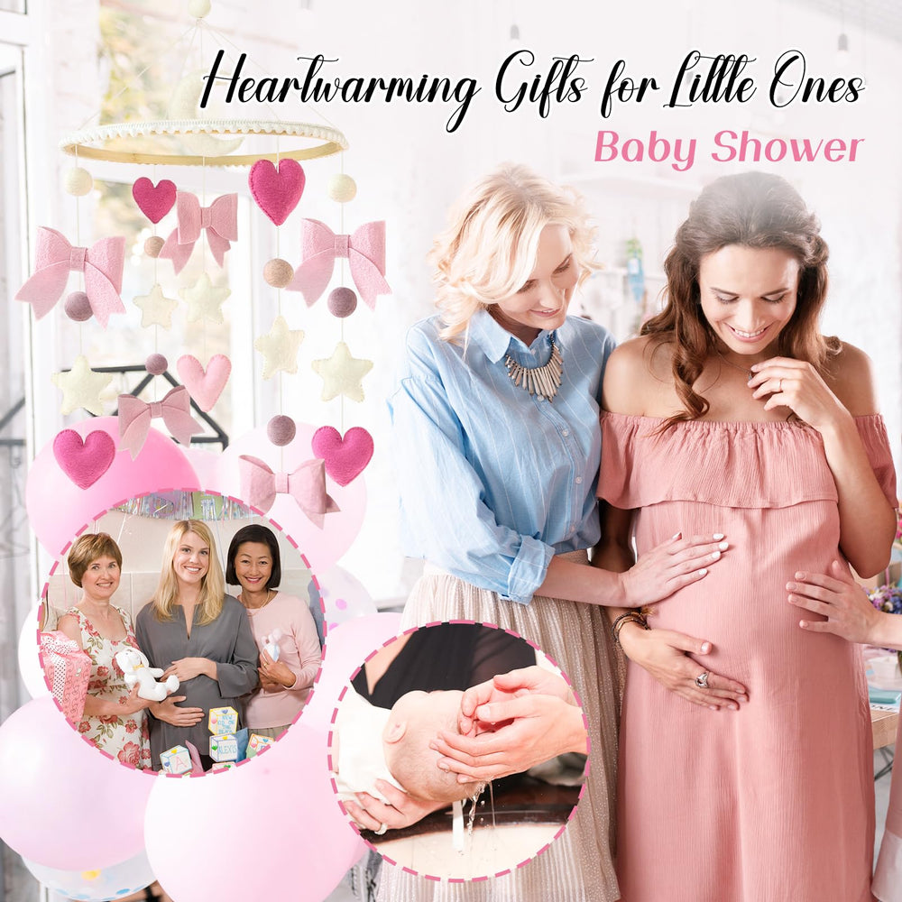 Teeloray baby shower gift mobile offers a keepsake for newborns.