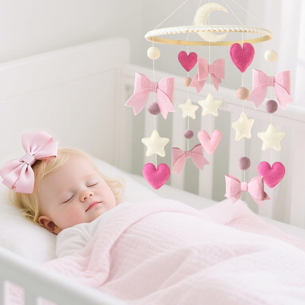 Teeloray no-assembly-required-mobile for easy hanging in nursery.