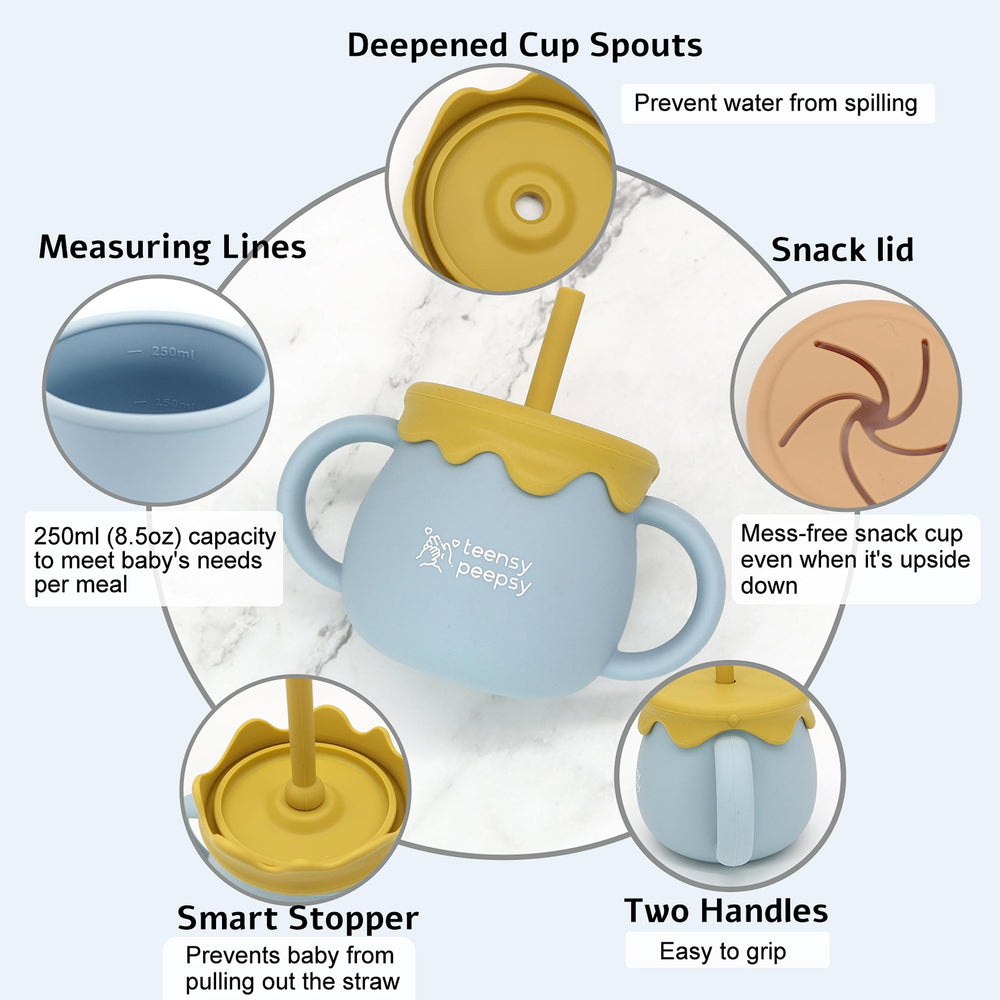 teensy peepsy honey jar pot spill-proof feature helps minimize spills during play
