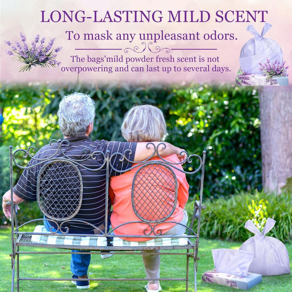 Teenyyou lavender bags with secure tabs for easy sealing and disposal