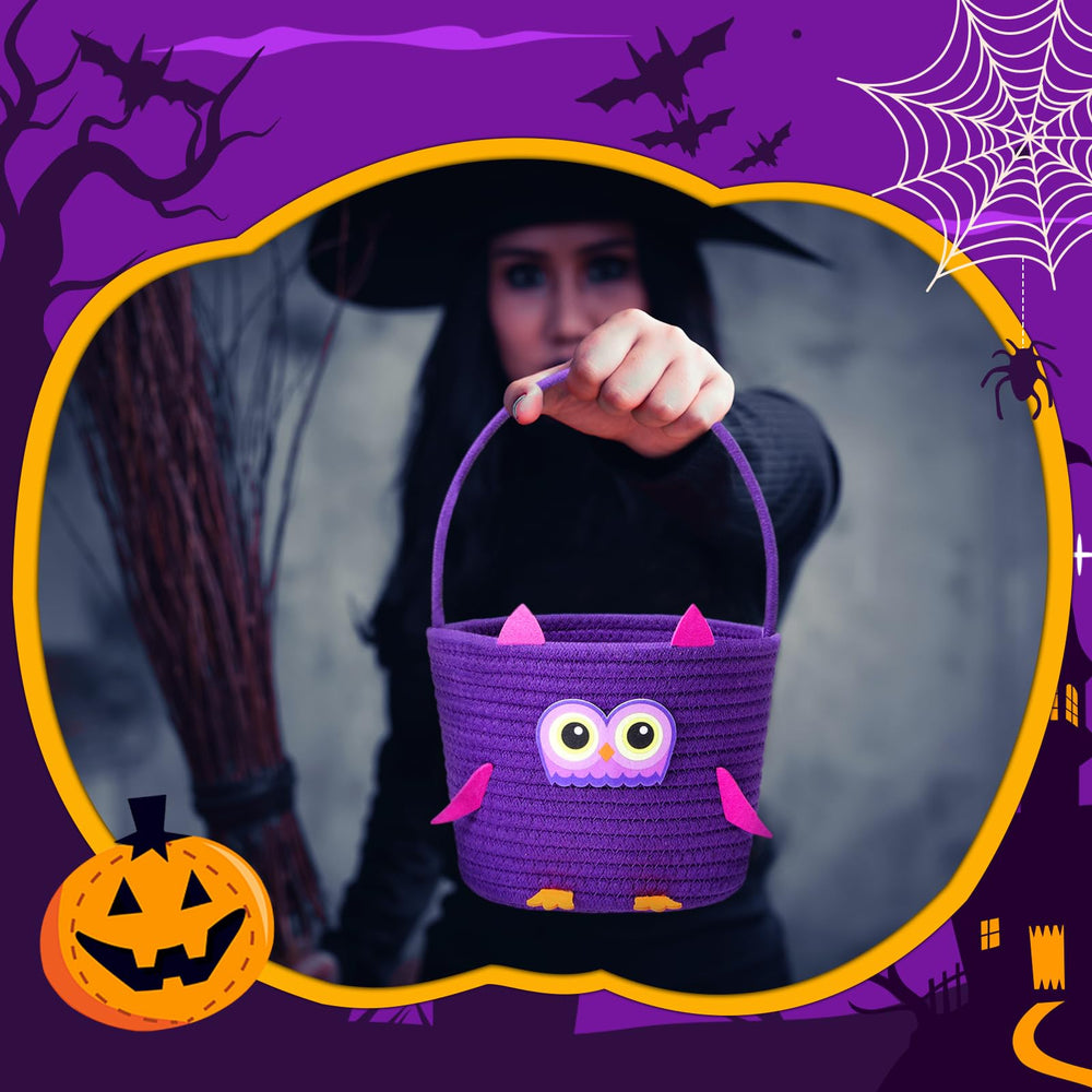 Teeneyou pumpkin design basket—festive Halloween vibes for party décor and treats.