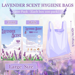 Teenyyou lavender scented diaper bags close-up showing odor control for home and car