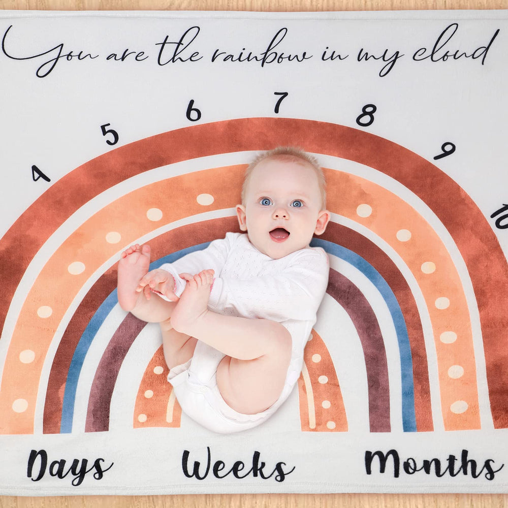 Tegeme Milestone Blanket frames growth moments in bright, versatile baby photos.