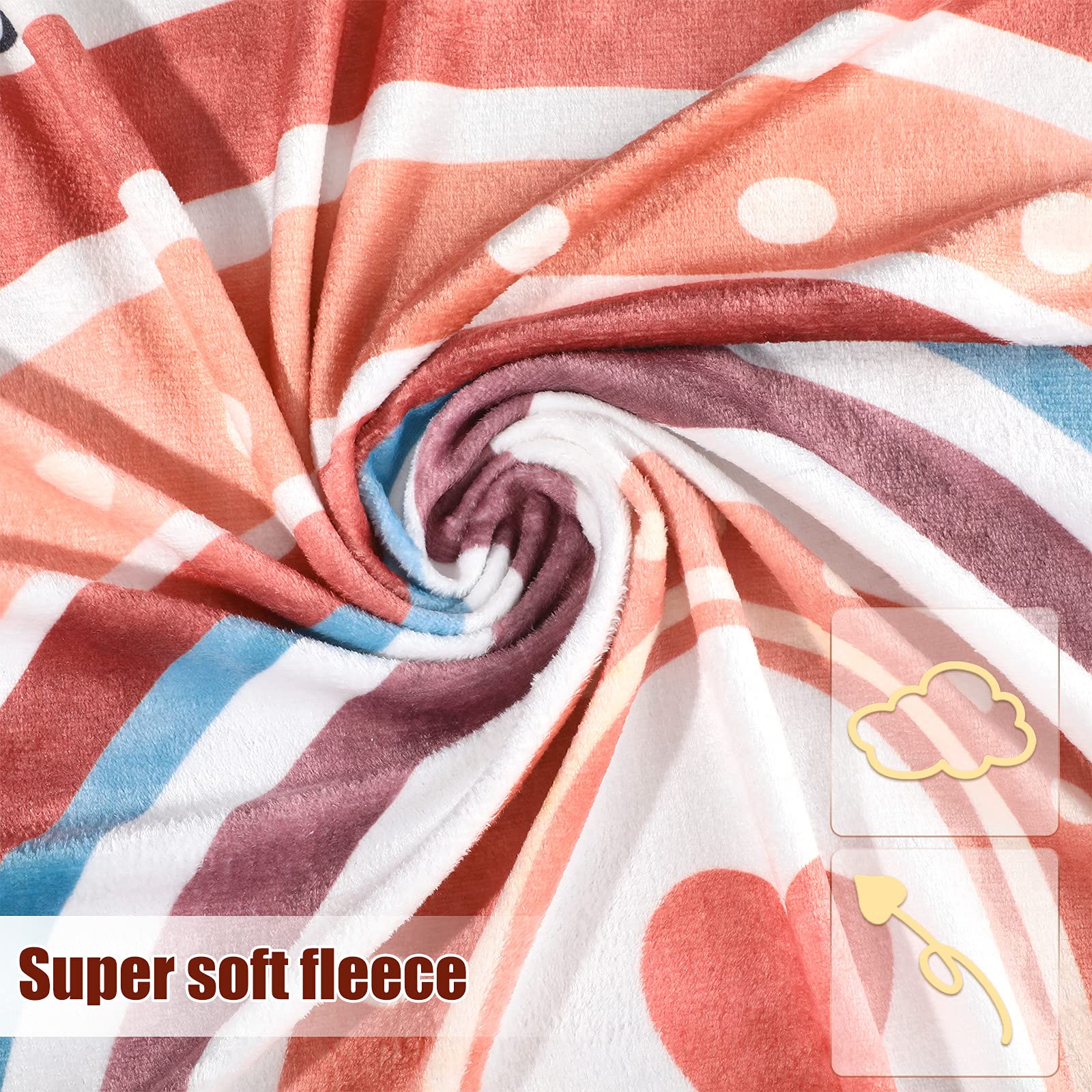 Tegeme Boho Rainbow Blanket doubles as a swaddle or nursing cover during shoots.