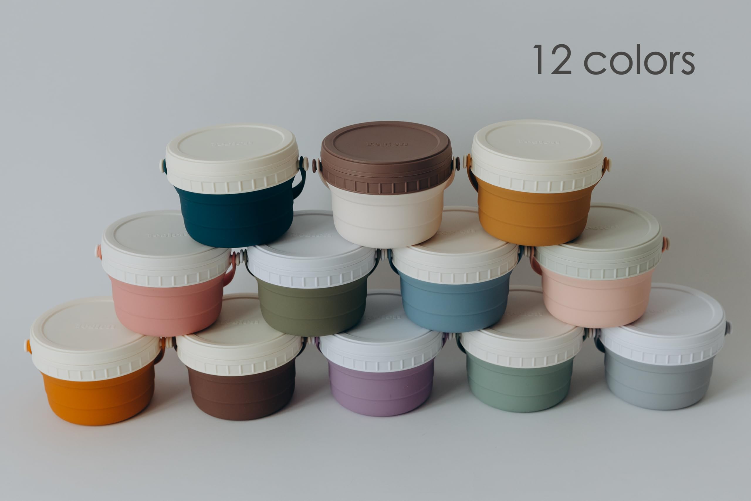 Tegion No Spill compact snack cup ideal for home and daycare.