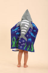 TEHALK Poncho Towel - Multifunctional wearable towel for beach, pool, and travel.
