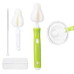 TEITEAI breast pump cleaning kit shown for thorough component cleaning.