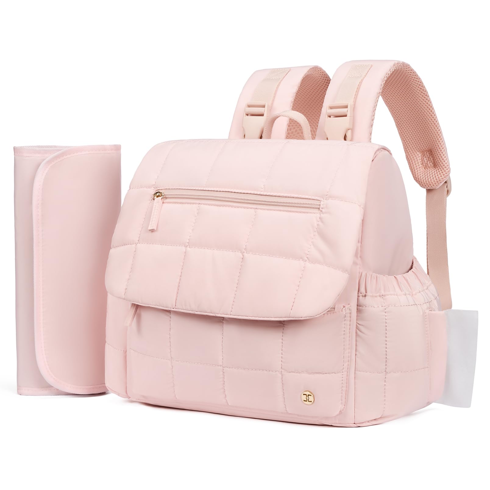 Telena diaper bag mini backpack open main compartment for quick on-the-go access