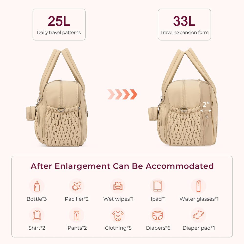 Telena tote bag back sleeve suitable for travel documents and tickets.