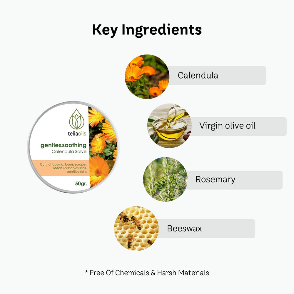 Teliaoils Calendula Salve natural fragrance supports pleasant daily use.