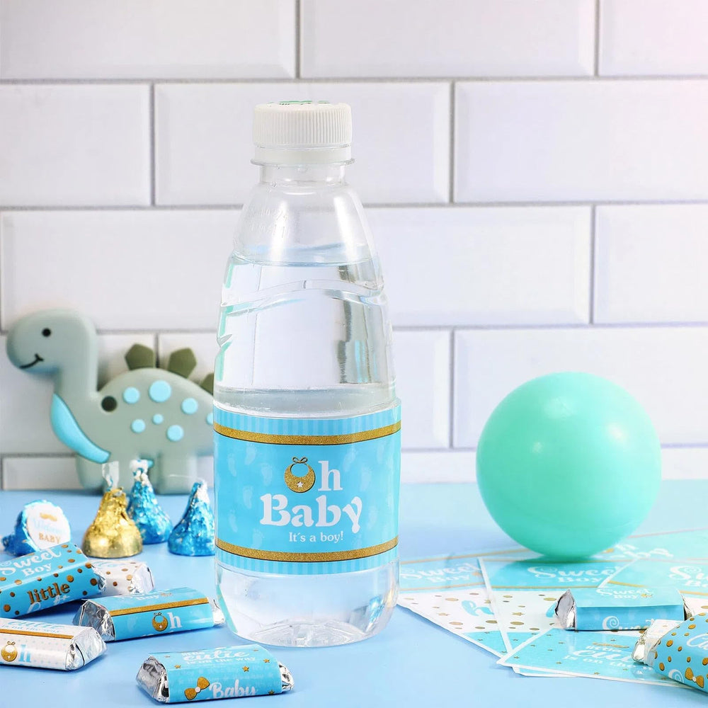 Teling easy-peel and stick labels simplify party setup.