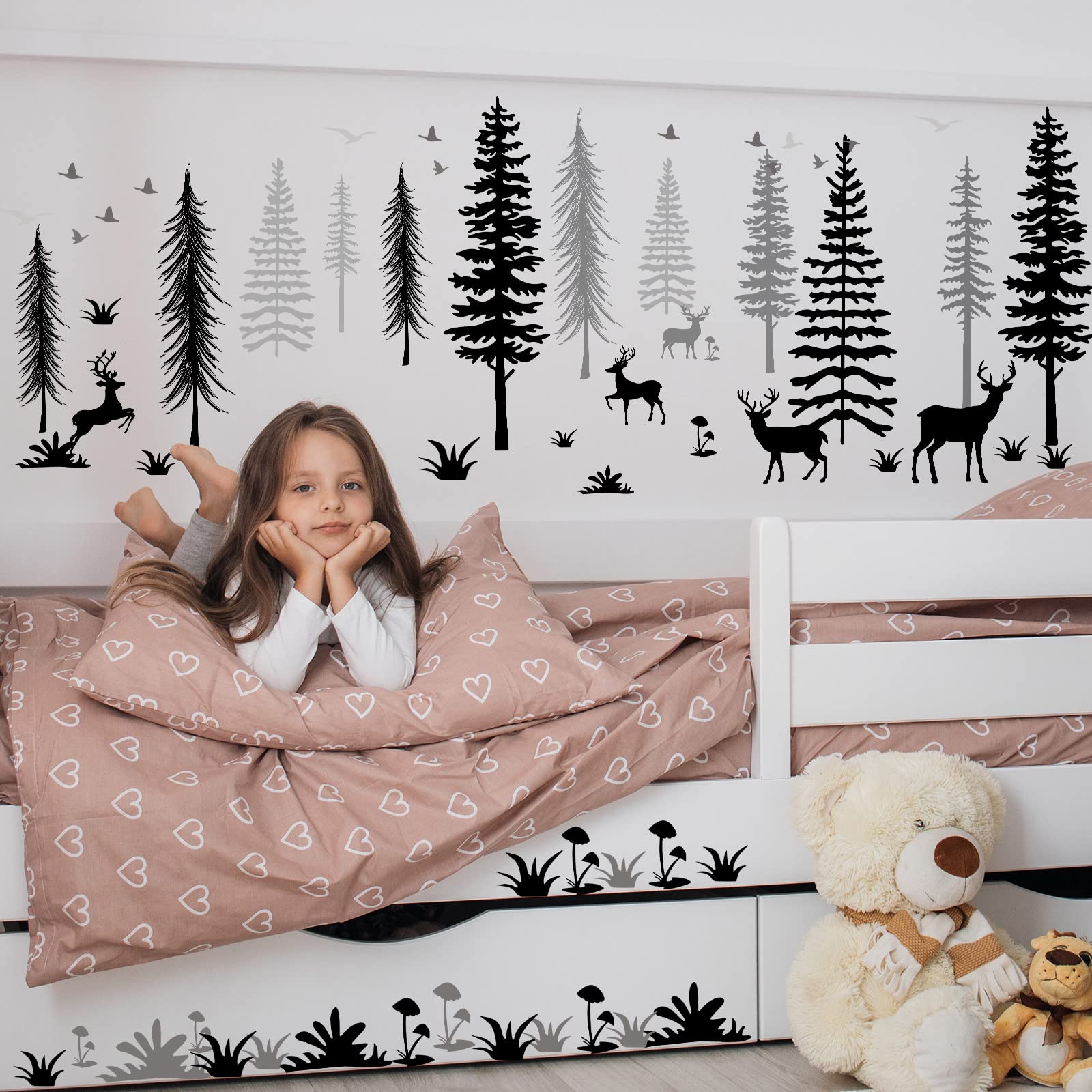 Teling woodland-animals wall art set sparks imaginative play in kids’ spaces.