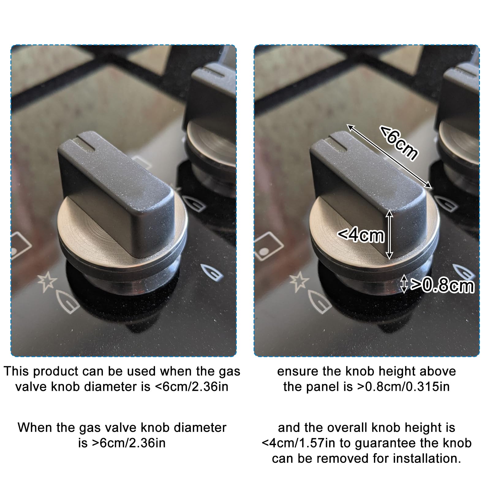 Telooco stove knob safety cover transparent reveals control knobs while keeping supervision intact.