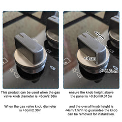 Telooco stove knob safety cover transparent reveals control knobs while keeping supervision intact.